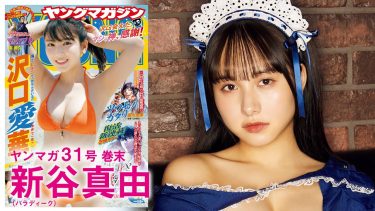 【新谷真由】－カップ4　ヤングマガジン！7月4日発売！グラビア動画！水着姿を披露！