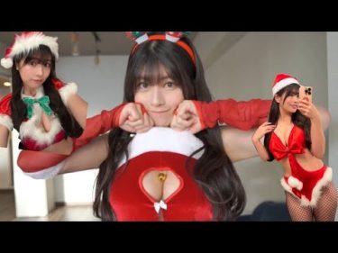 【ちとせよしの】Hカップ49　クリスマスコスプレ姿を披露！網タイツ姿も！