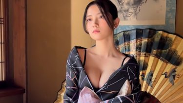【桃月なしこ】Fカップ25　ヤングチャンピオン！2月28日発売！撮影現場裏側動画！セクシーな和装姿を披露！