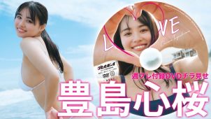 【豊島心桜】－カップ10　週刊プレイボーイ！12月23日発売！付録DVDグラビア動画！inベトナム！アオザイ姿や水着姿等を披露！