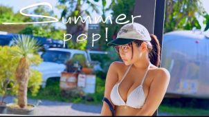 【東雲うみ】Gカップ77　新作写真集「サマーポップ！」！コミックマーケット106！2025夏コミ！グラビア動画！水着姿を披露！